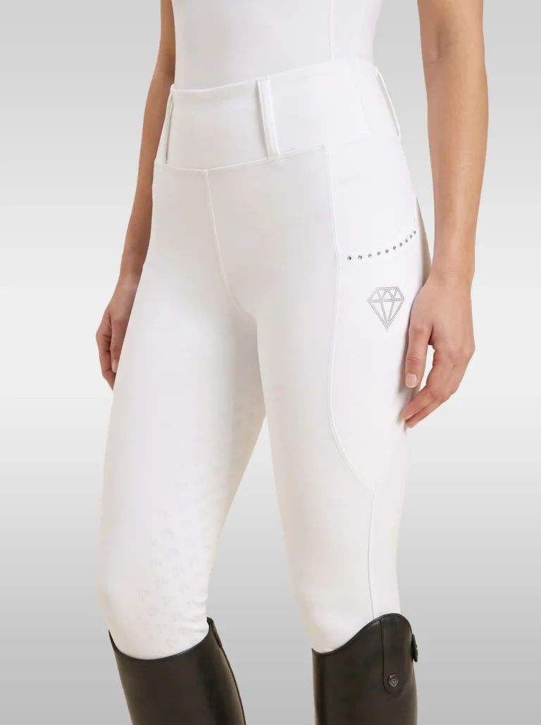 Elite Competition Riding Breeches – White | Women's Equestrian Breeches