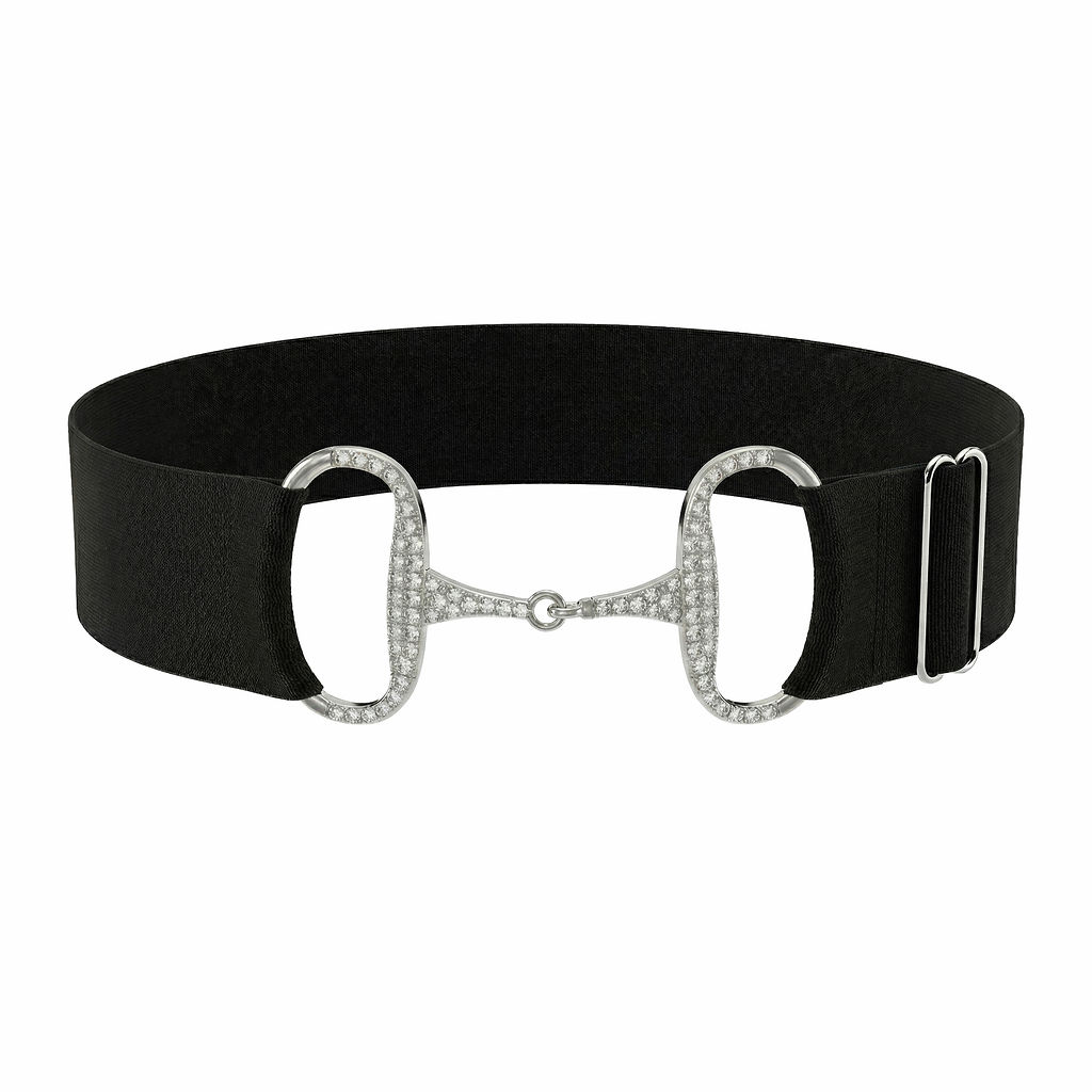 Snaffle Bit Belt | Premium Elastic Equestrian Belt
