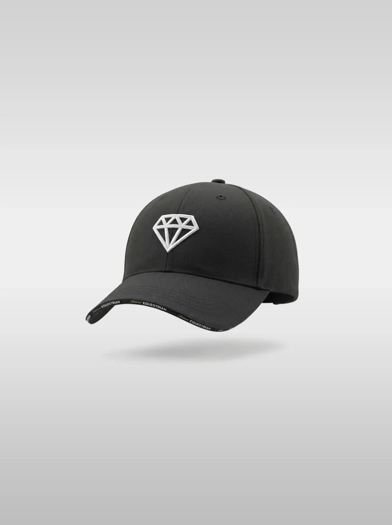 Elite Cap – Black | Premium Equestrian Cap