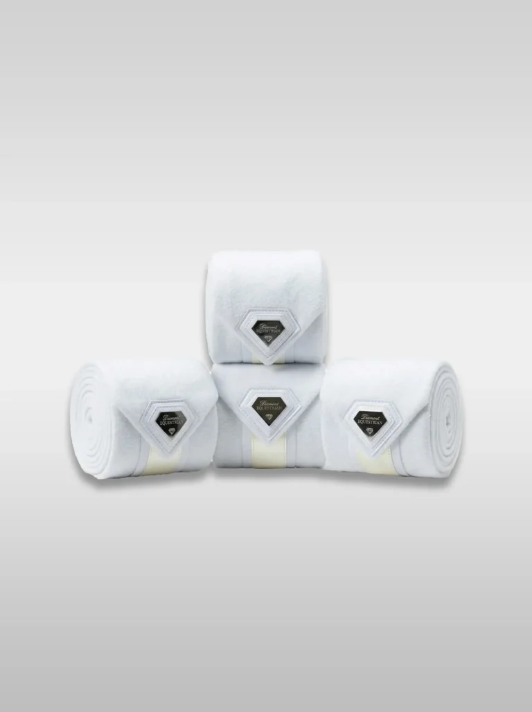 Prestige Polo Wraps – White | Premium Equestrian Bandages