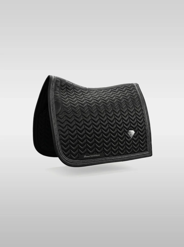 Prestige Dressage Saddle Pad – Black | Premium Equestrian Saddle Pad