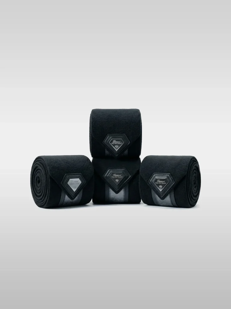 Prestige Polo Wraps – Black | Premium Equestrian Bandages