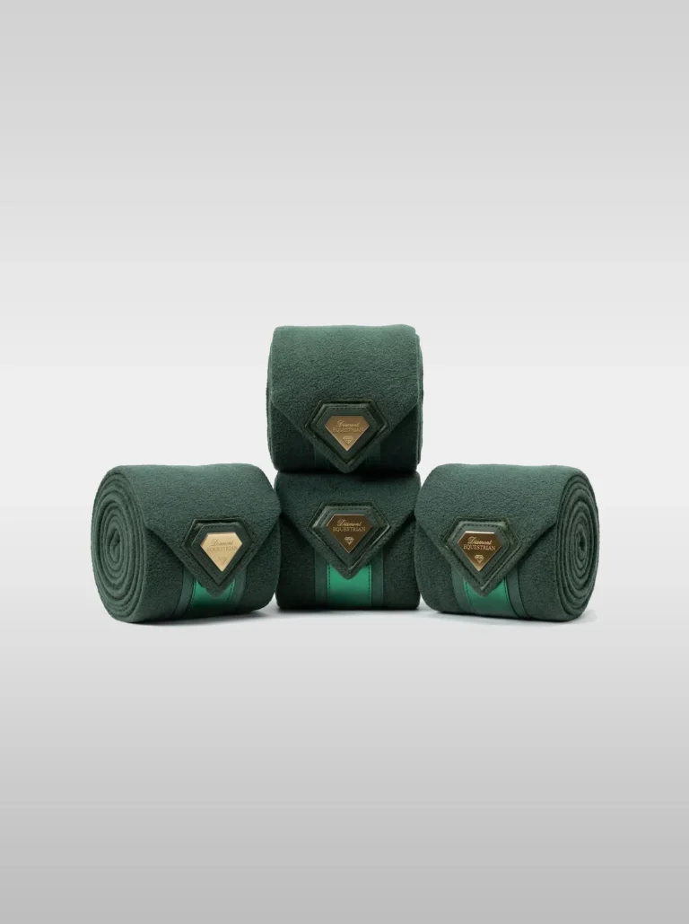 Prestige Polo Wraps – Green | Premium Equestrian Bandages