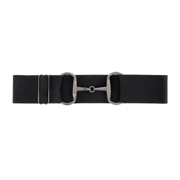 Snaffle Bit Belt Black Chrome and Black Belt