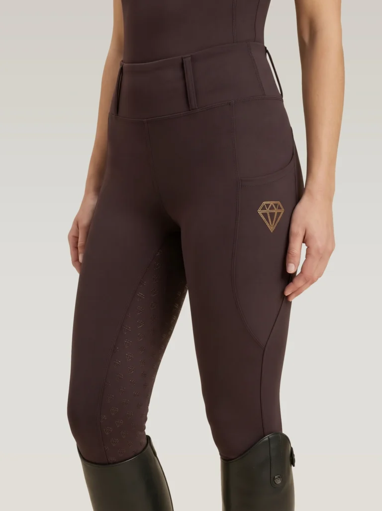 Prestige Riding Leggings – Chocolate | Women's Equestrian Leggings